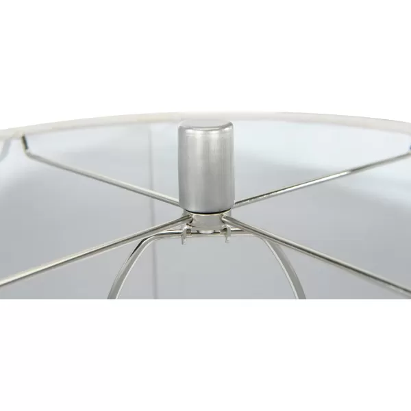 Creative CoOp Raw Concrete Imprinted Diamond Design and Metal Accents Table Lamp GreyLight Gray
