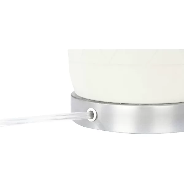 Creative CoOp Raw Concrete Imprinted Diamond Design and Metal Accents Table Lamp GreyLight Gray