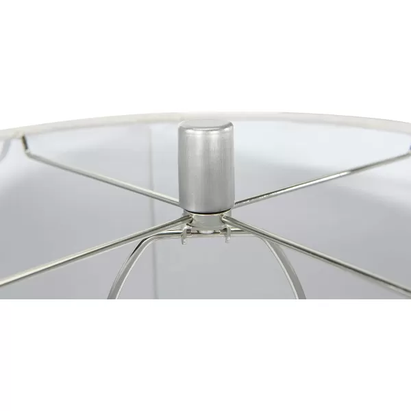 Creative CoOp Raw Concrete Imprinted Diamond Design and Metal Accents Table Lamp GreyLight Gray