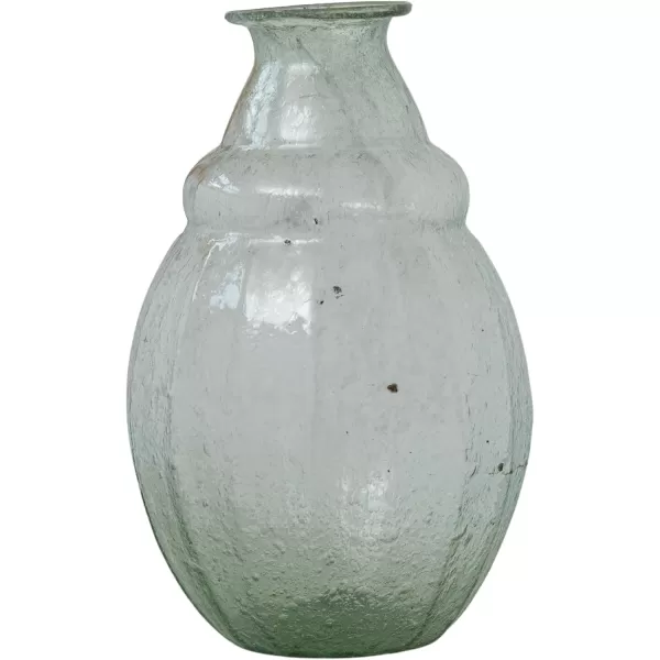 Creative CoOp Round Serene Glass Vase Light Green