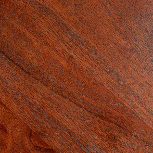 Creative CoOp Stacked Pedestal Cocktail Side Table BlackDark Chestnut