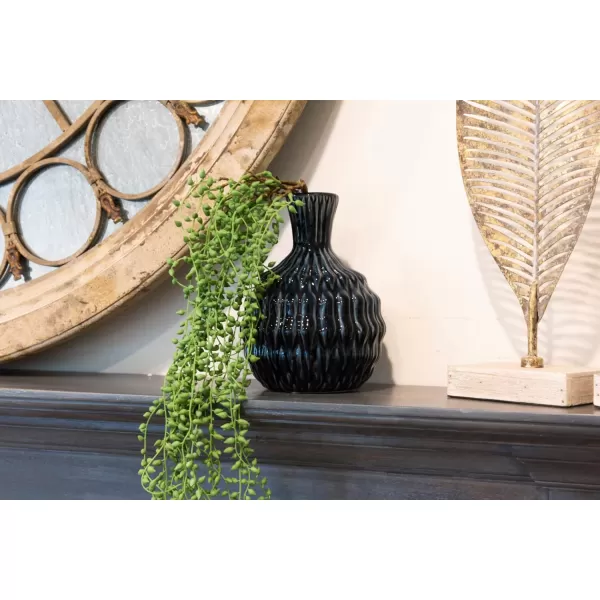 Creative CoOp String of Pearl Pick Faux Botanical Green