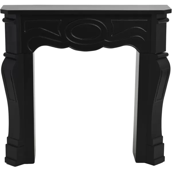 Creative CoOp Victorian Fireplace Mantel WhiteBlack