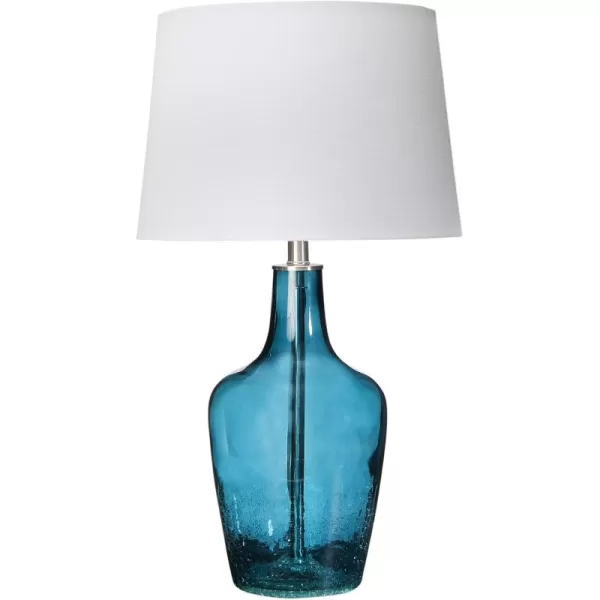 Creative CoOp 27quot Deep Blue Glass Table Lamp