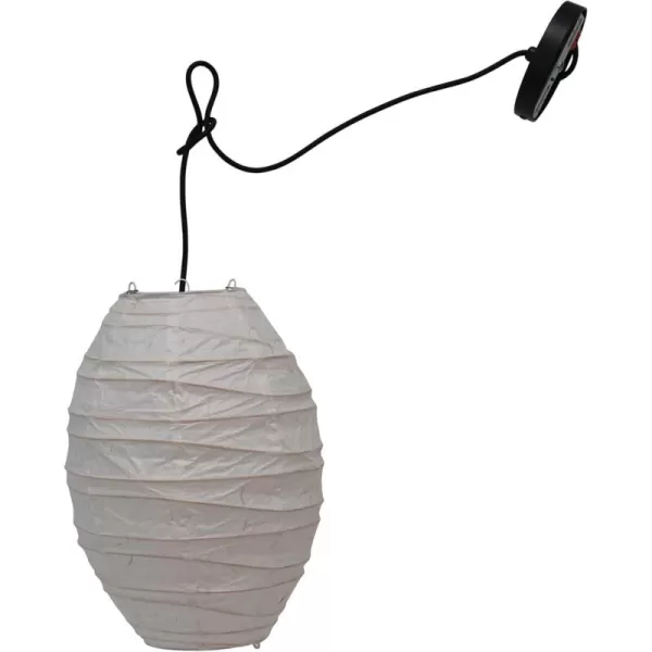 Creative CoOp Handmade Paper Pendant Lamp Set of 2 Lantern White