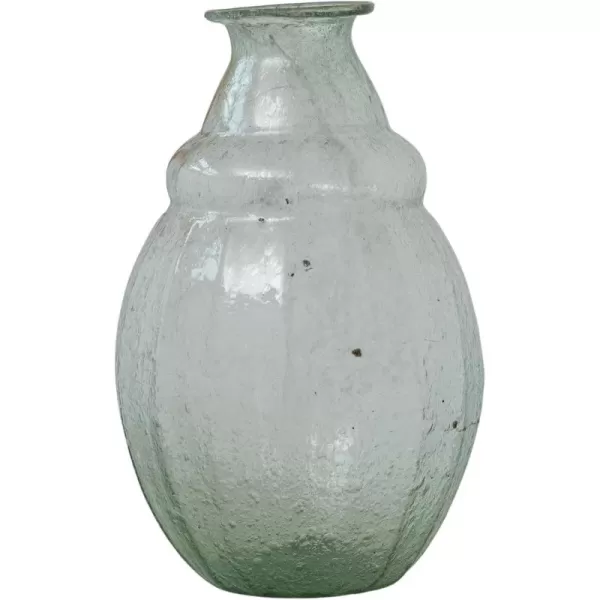 Creative CoOp Round Serene Glass Vase Light Green