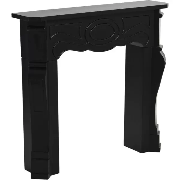 Creative CoOp Victorian Fireplace Mantel WhiteBlack