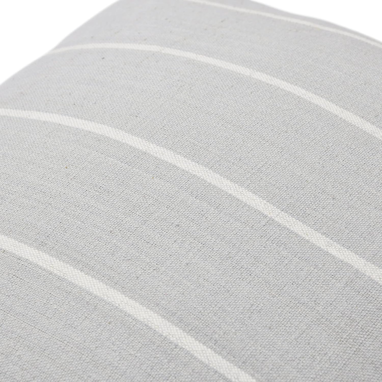 Creative CoOp 20quot Square Interwoven Striped Cotton Pillow Decorative Pillow 20quot x 20quot TerracottaGray