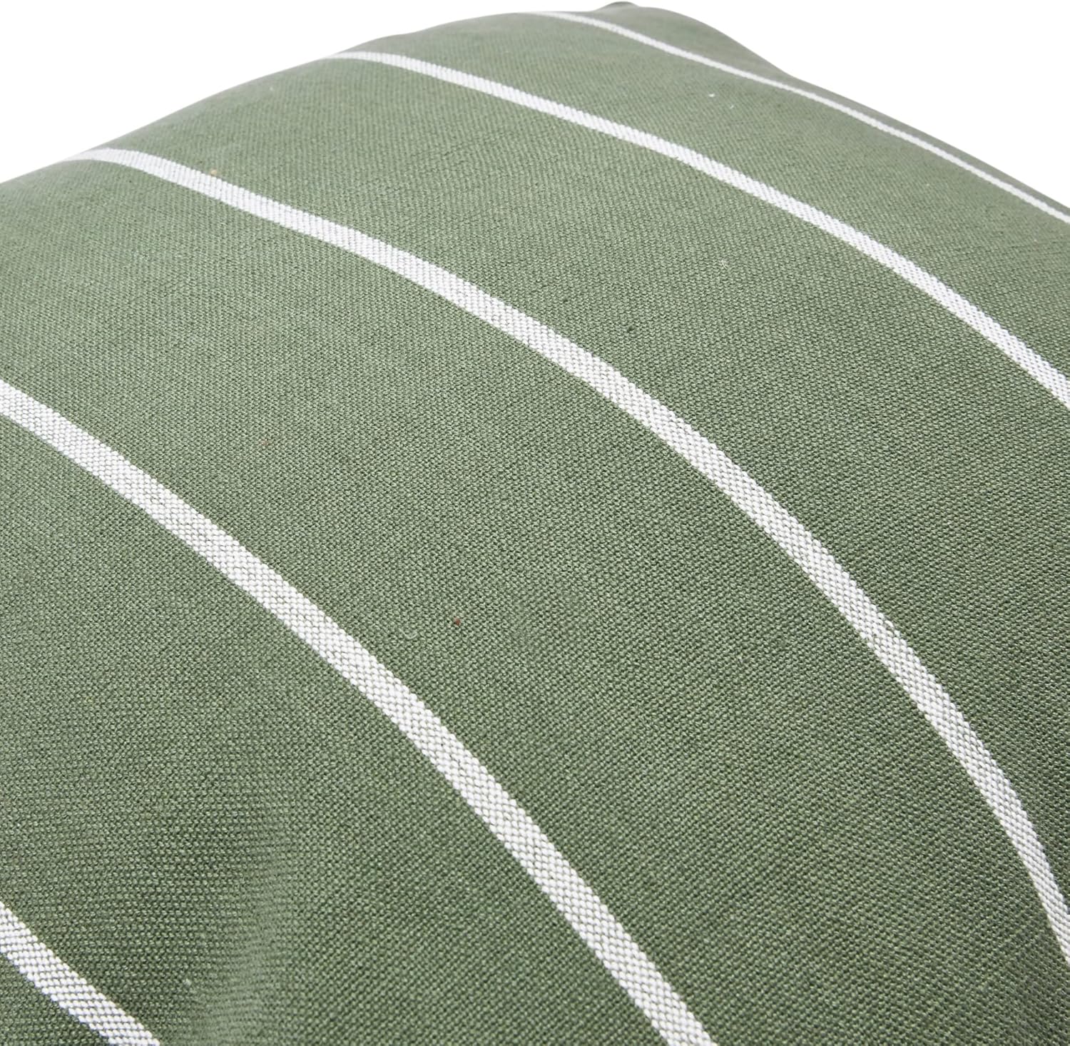 Creative CoOp 20quot Square Interwoven Striped Cotton Pillow Decorative Pillow 20quot x 20quot TerracottaGreen