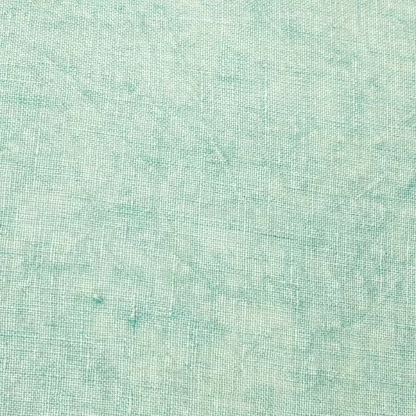 Creative CoOp 20 Inches Square Stonewashed Linen Fringe Mint Pillow