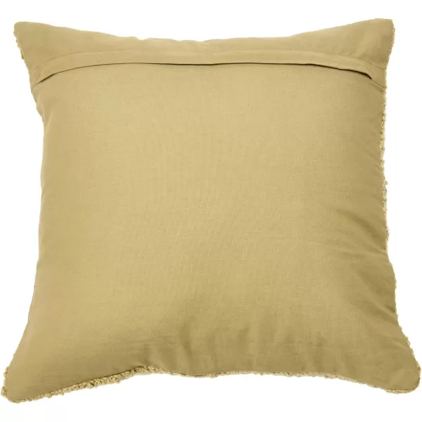 Creative CoOp 20quot Square Boucle Cotton Pillow Decorative Pillow Cover 20quot x 20quot GreyBeige