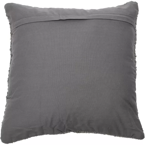 Creative CoOp 20quot Square Boucle Cotton Pillow Decorative Pillow Cover 20quot x 20quot GreyBlue