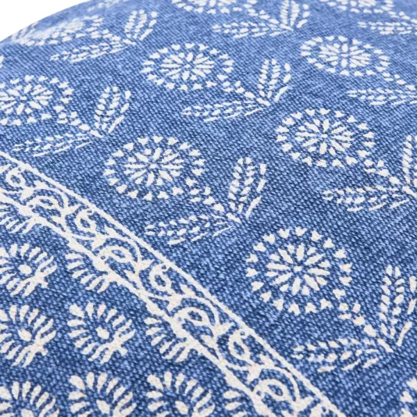 Creative CoOp 20quot Square Floral Fields Pillow Decorative Pillow 20quot x 20quot BlueBlue