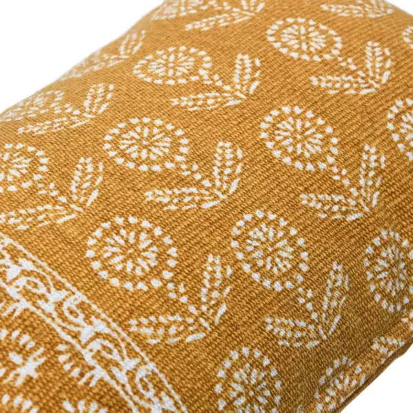 Creative CoOp 20quot Square Floral Fields Pillow Decorative Pillow 20quot x 20quot BlueYellow