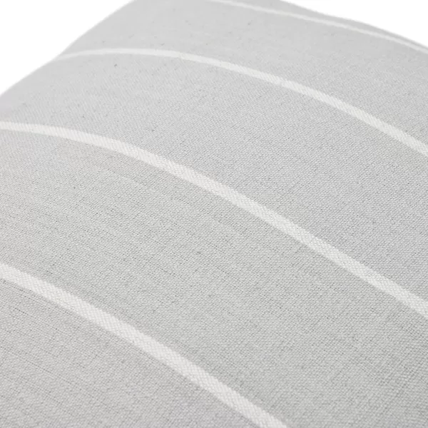 Creative CoOp 20quot Square Interwoven Striped Cotton Pillow Decorative Pillow 20quot x 20quot TerracottaGray