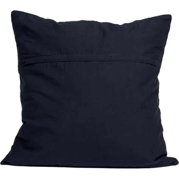 imageCreative CoOp 20quot Square Modern Geometric Quilted Pillow Decorative Pillow 20quot x 20quot BlueBlue