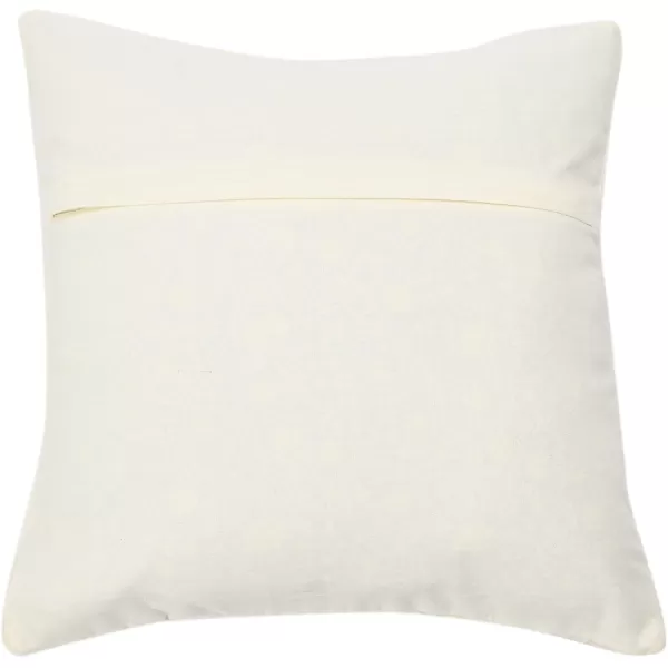 imageCreative CoOp 20quot Square Quilted Velvet Pillow Channel Stitch Decorative Pillow Cover 20quot x 20quot GreenCream