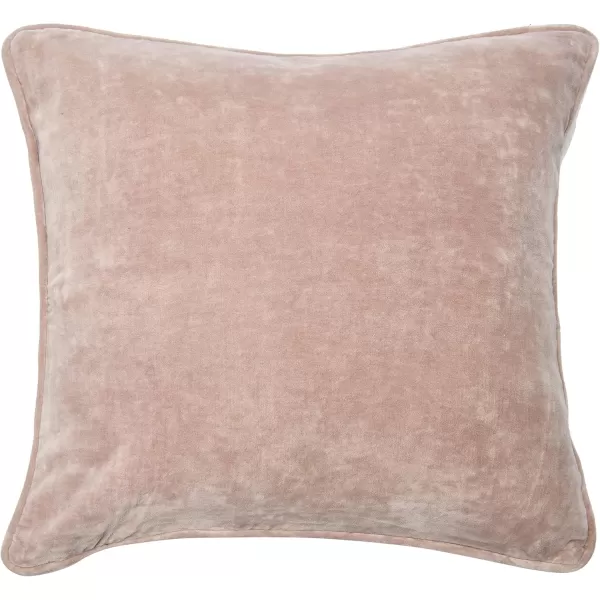imageCreative CoOp 20quot Square Velvet Pillow CoverBlush