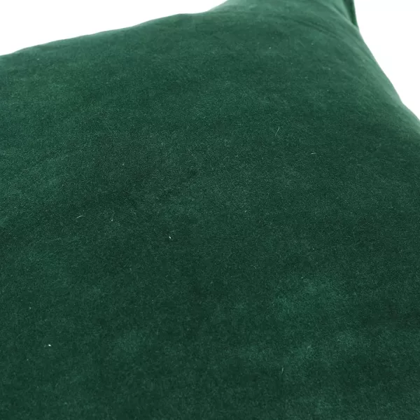 imageCreative CoOp 20quot Square Velvet Pillow CoverGreen