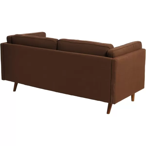 Creative CoOp Atley High Sided Sofas Vegan Cognac LeatherBrown
