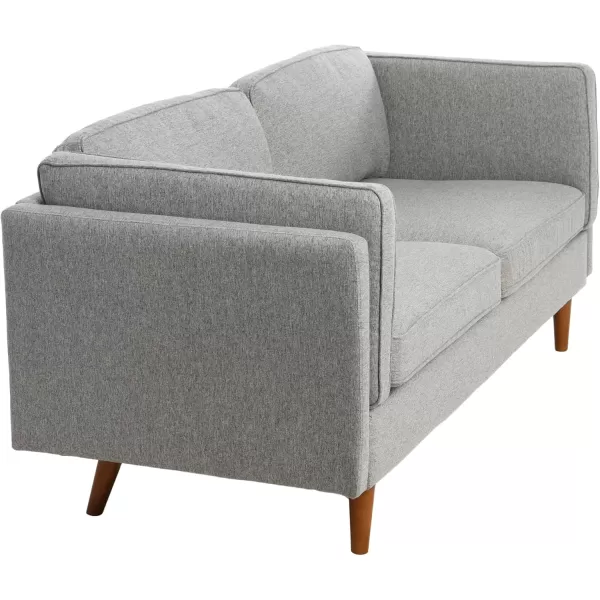 Creative CoOp Atley High Sided Sofas Vegan Cognac LeatherGrey