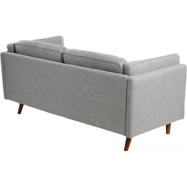 Creative CoOp Atley High Sided Sofas Vegan Cognac LeatherGrey