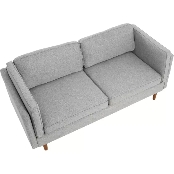 Creative CoOp Atley High Sided Sofas Vegan Cognac LeatherGrey