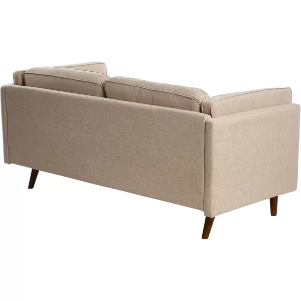Creative CoOp Atley High Sided Sofas Vegan Cognac LeatherWheat