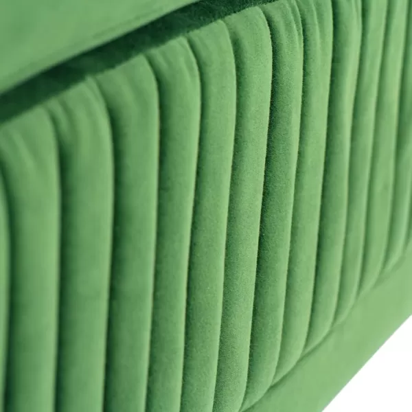 Creative CoOp Brushed Velvet Bolster Pillow ampamp Wood Legs Daybed Green