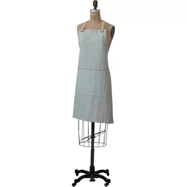 imageCreative CoOp Cotton Stripes Multicolor Apron OneSize Ivory