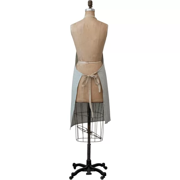 imageCreative CoOp Cotton Stripes Multicolor Apron OneSize Ivory