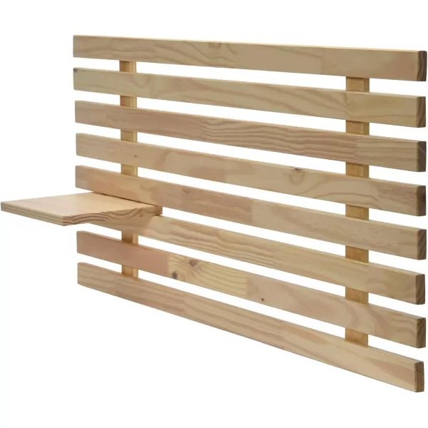 Creative CoOp Customizable Wood Set of 2 Panels Headboard 19quot L x 41quot W x 8quot H Light BrownLight Brown