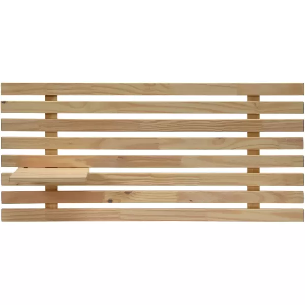 Creative CoOp Customizable Wood Set of 2 Panels Headboard 19quot L x 41quot W x 8quot H Light BrownLight Brown