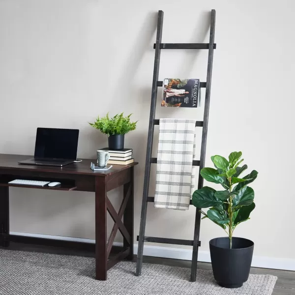 Creative CoOp Decorative Wood Ladder Misc Furniture CreamBlack