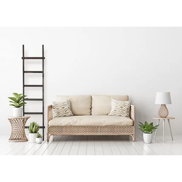 Creative CoOp Decorative Wood Ladder Misc Furniture CreamBlack