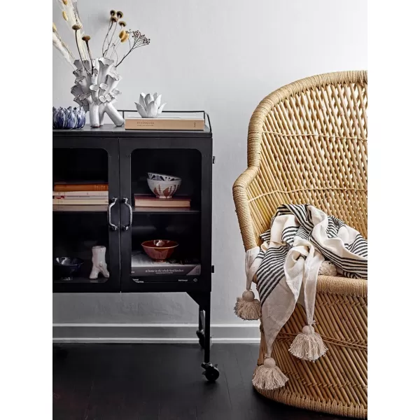 Creative CoOp Handwoven Bamboo ampamp Rope Chair Beige