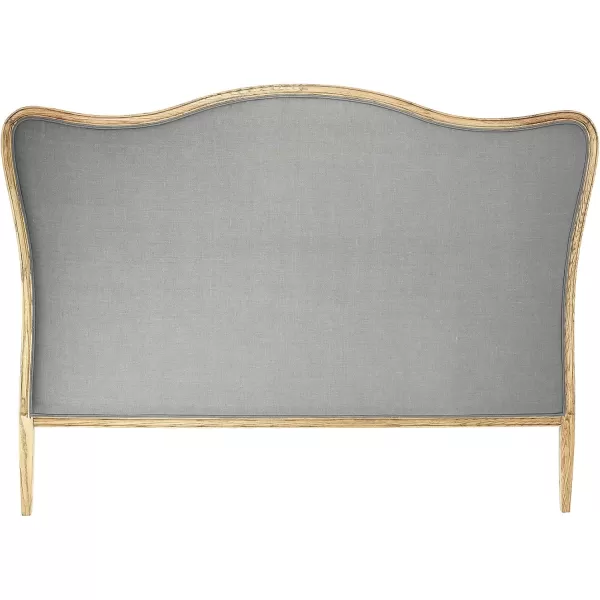 Creative CoOp Oak ampamp Linen King Size HeadboardGray