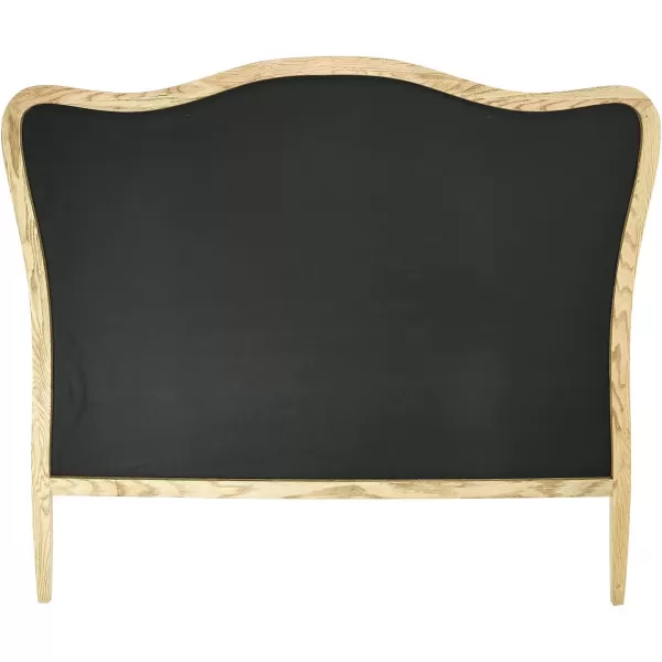 Creative CoOp Oak ampamp Linen King Size HeadboardGray
