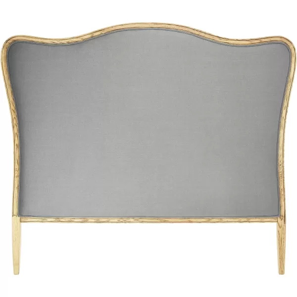 Creative CoOp Oak ampamp Linen King Size HeadboardGray