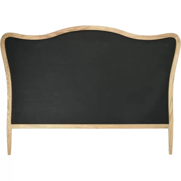 Creative CoOp Oak ampamp Linen King Size HeadboardGray