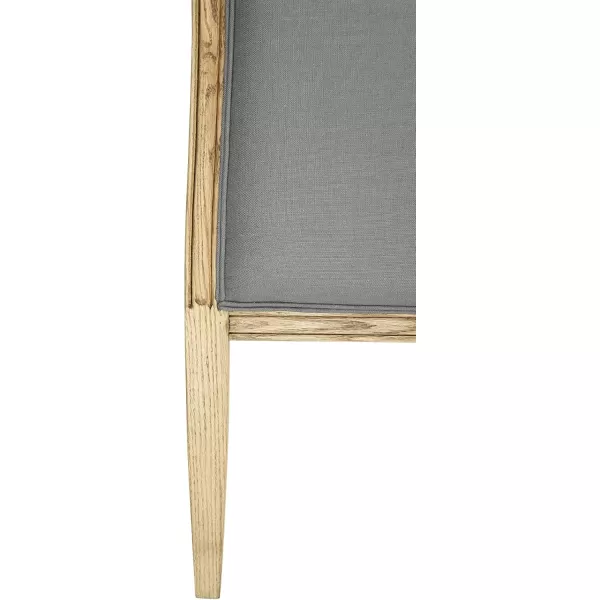 Creative CoOp Oak ampamp Linen King Size HeadboardGray