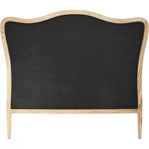 Creative CoOp Oak ampamp Linen King Size HeadboardNatural