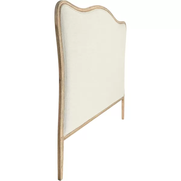 Creative CoOp Oak ampamp Linen King Size HeadboardNatural