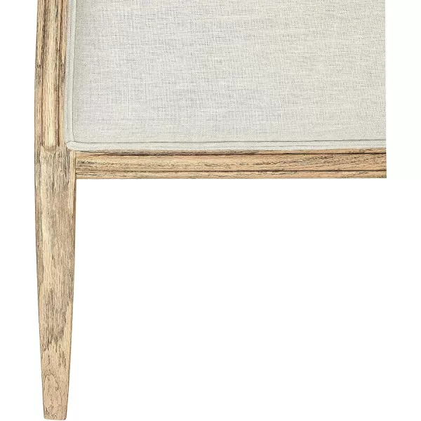 Creative CoOp Oak ampamp Linen King Size HeadboardNatural