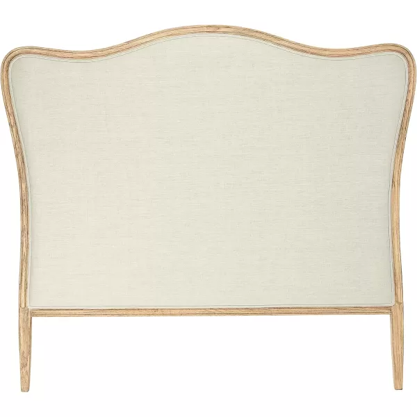 Creative CoOp Oak ampamp Linen King Size HeadboardNatural
