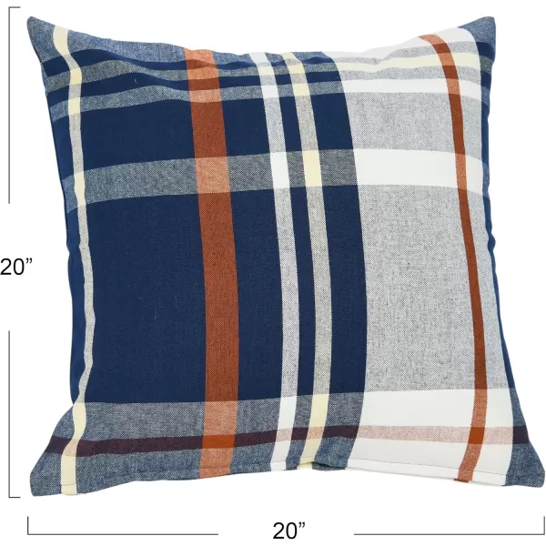 imageCreative CoOp Square Plaid Cotton Pillow Cover