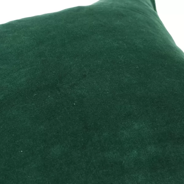 imageCreative CoOp Square Velvet Piping Green Pillow