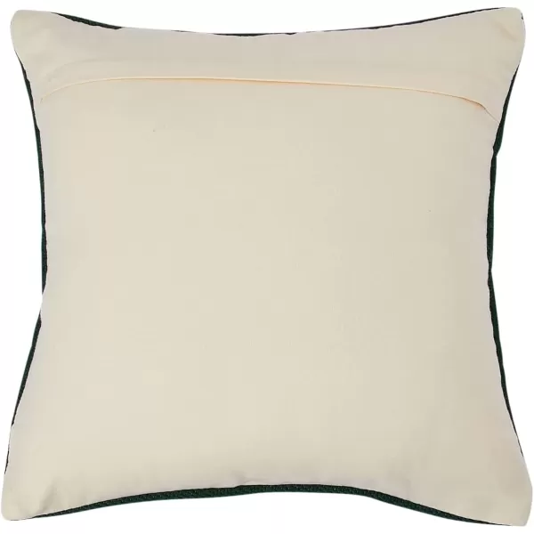 imageCreative CoOp Swiss Cross Cotton Wool Throw Pillow Brown and CreamGreen and Cream