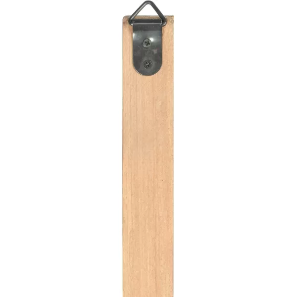 Creative Coop EC0543 Fir Wood Shelf Metal Base Decorative Ladder Natural