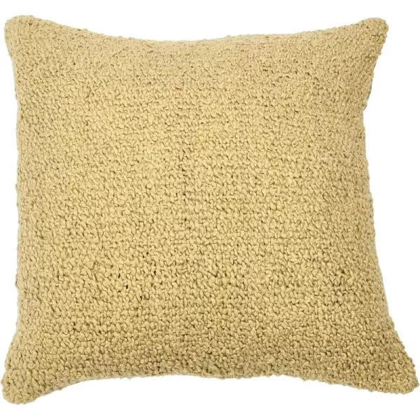 Creative CoOp 20quot Square Boucle Cotton Pillow Decorative Pillow Cover 20quot x 20quot GreyBeige